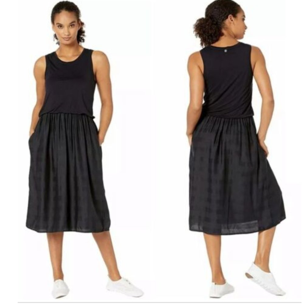 prAna Perry Sleeveless Blouson Midi Dress Women's Size M - Picture 4 of 11